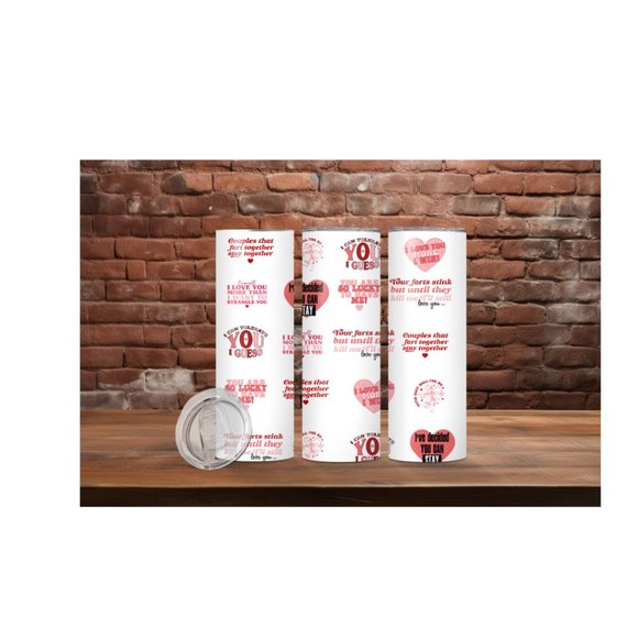 Sarcastic Love Tumbler - Picture 1 of 1